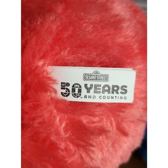 Sesame Street 50th Anniversary Stackable Cookie Monster and Elmo Plush #A62 - Picture 5 of 8